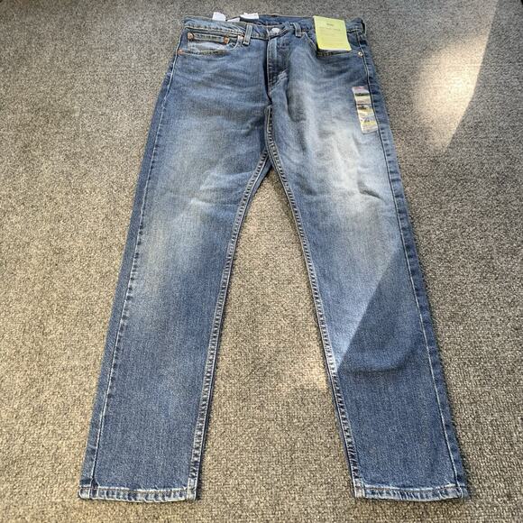 Levi’s 512 Jeans Mens 32x30 Blue Slim Taper Stretch Med Wash “New With Tags” - Picture 1 of 16